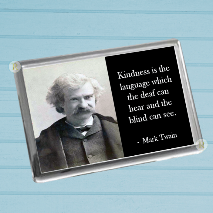 Mark Twain Fridge Magnet